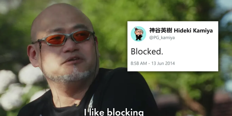 Hideki Kamiya Blocked