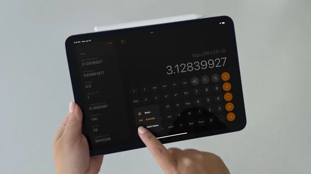 App Kalkulator Ipad