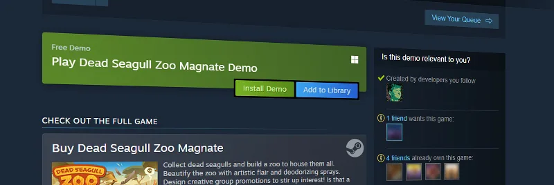 Update Besar-Besaran untuk Demo di Steam