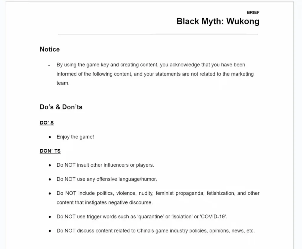 Developer Black Myth Wukong Propaganda