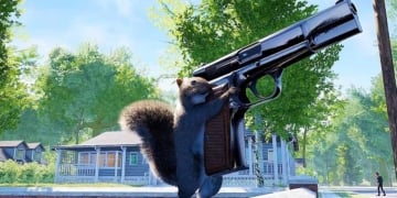 Squirrel with a gun