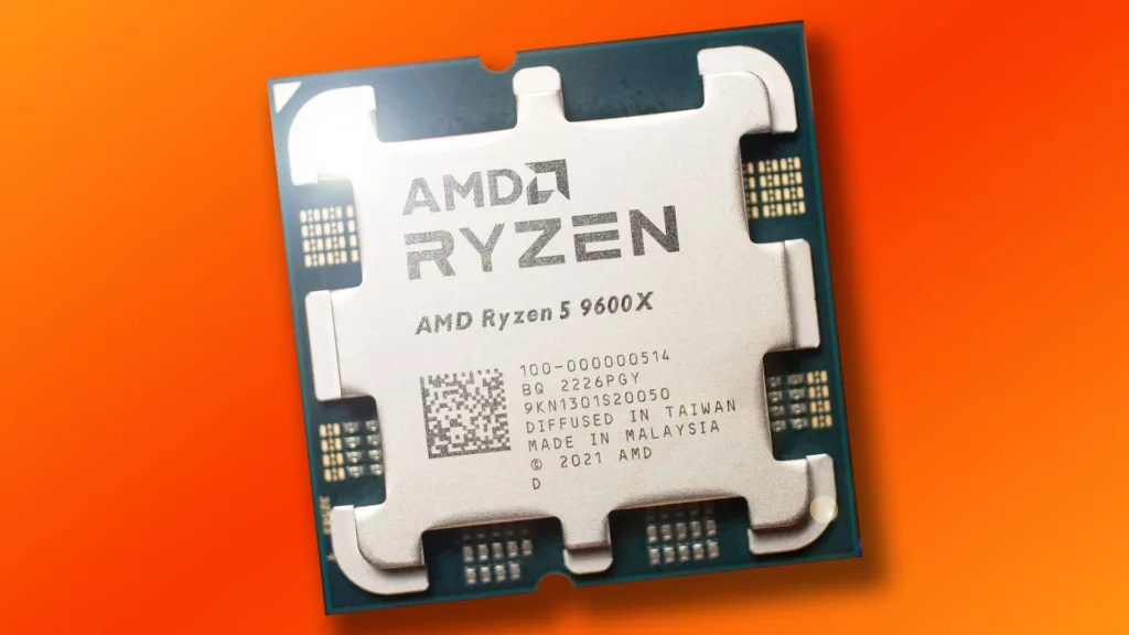 Amd Ryzen 5 9600x Cpu Mockup