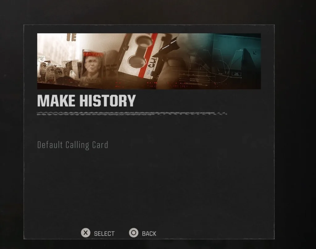 calling card call of duty black ops 6