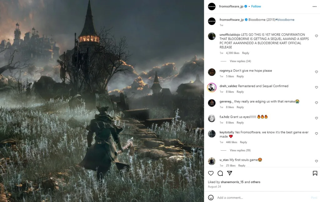 Instagram FromSoftware JP