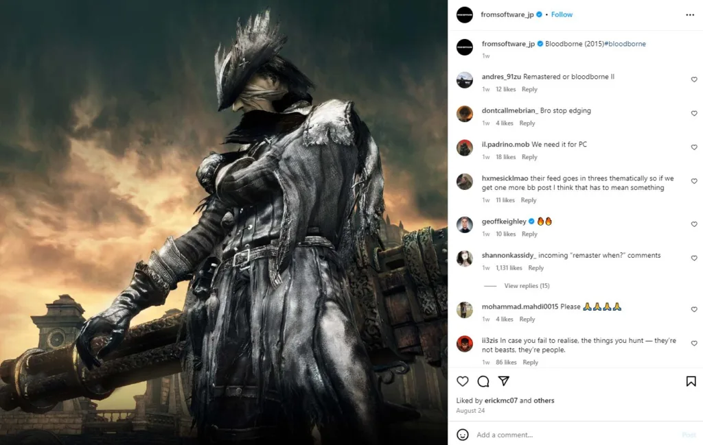 Instagram FromSoftware JP