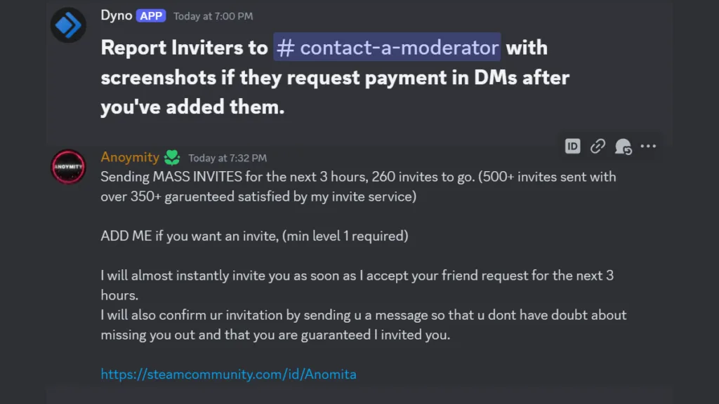 Komunitas Discord Suka Bagi Akses Gratis