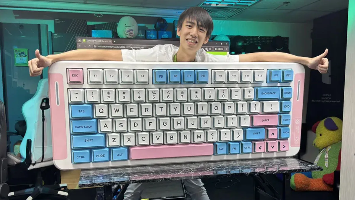 Bikin Melongo, Ternyata Ada Mechanical Keyboard Sebesar Ini!
