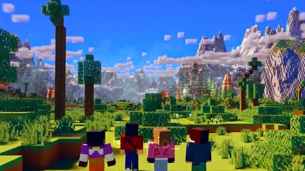 Trailer Dibuat Dengan Gaya Minecraft