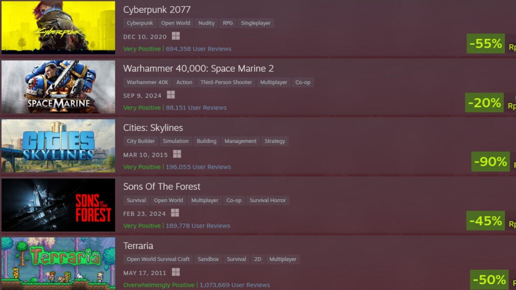 Steam Autumn Sale 2024