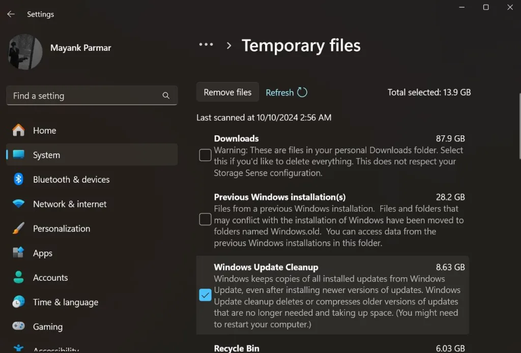 File Sisa Update Windows 11