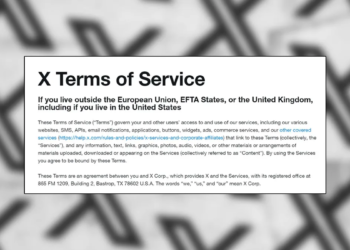 Terms Of Service Twitter X 2024