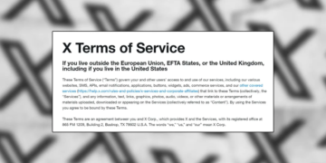 Terms Of Service Twitter X 2024