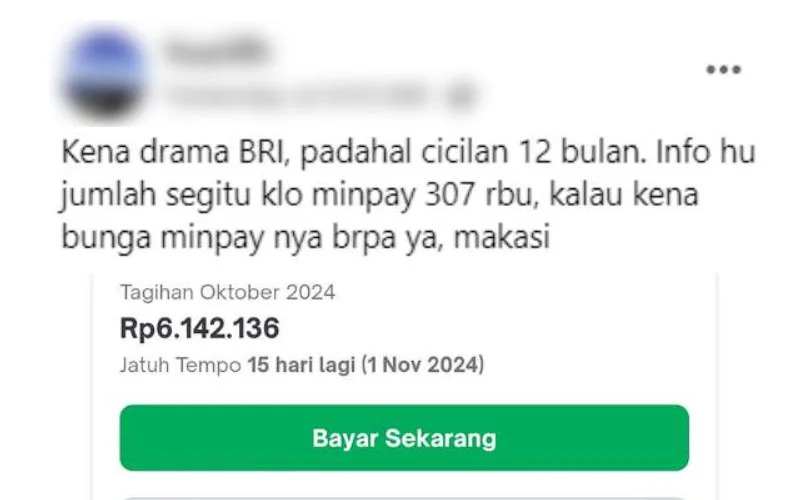 Tokopedia Card Minimal Bayar Penuh