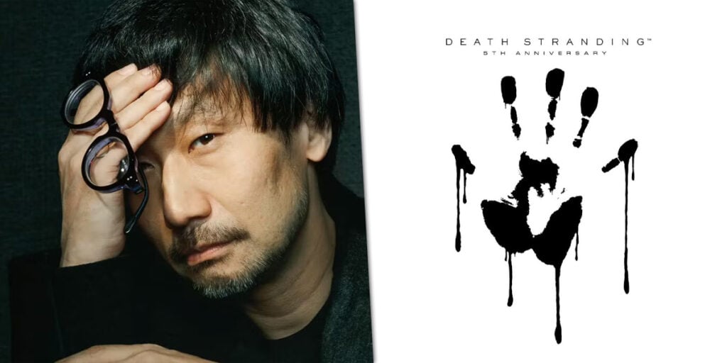 Death Stranding Logo Tangan Hideo Kojima