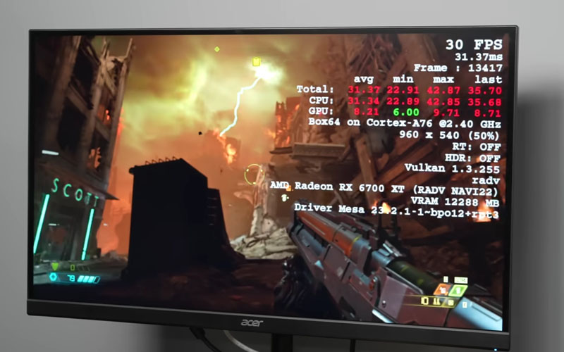 Doom Eternal Raspberry Pi 5 2024