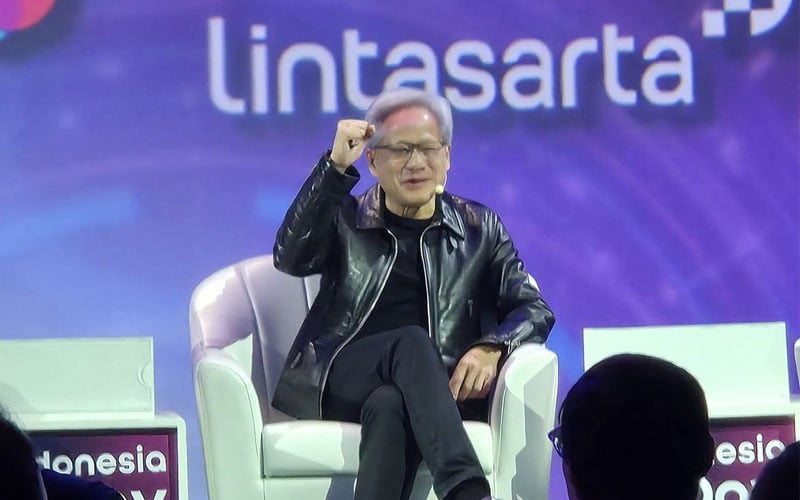 Jensen Huang Ramaikan Acara Indonesia Ai Day 2024