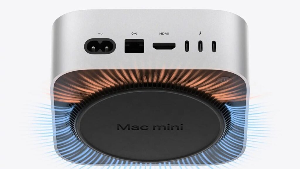 Tombol Power Mac Mini M4