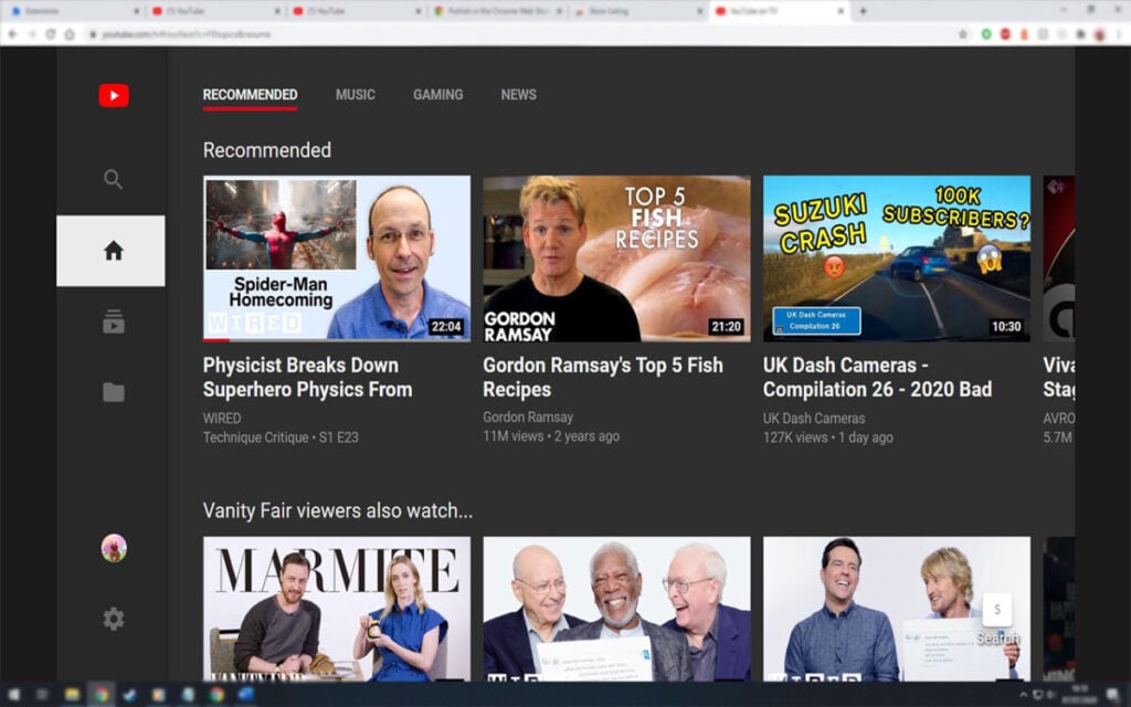 Youtube Desktop