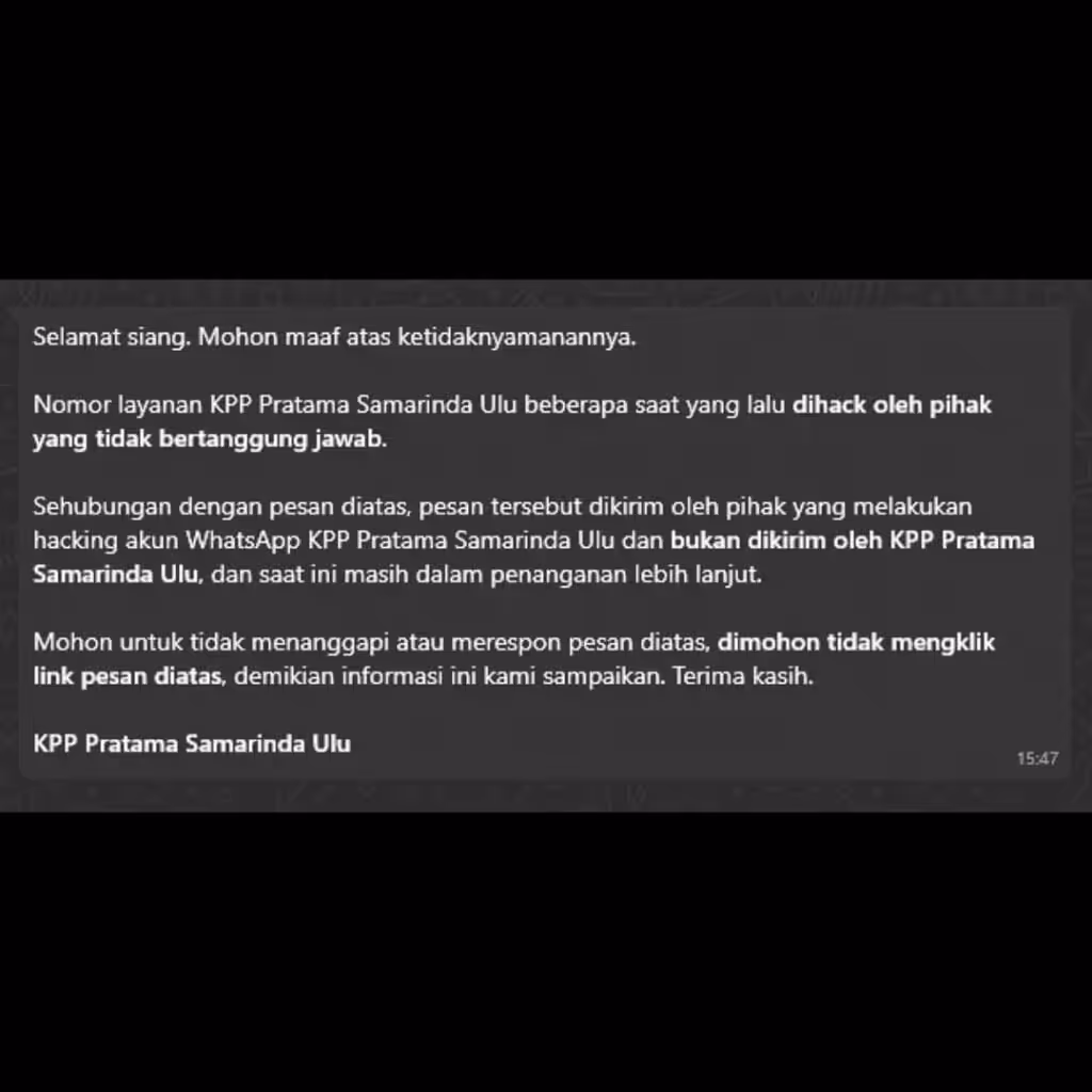 Klarifikasi Kpp Pratama Samarinda