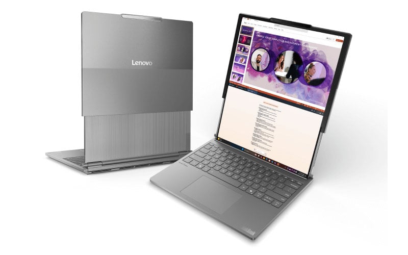 Laptop Dengan Konsel Layar Gulung