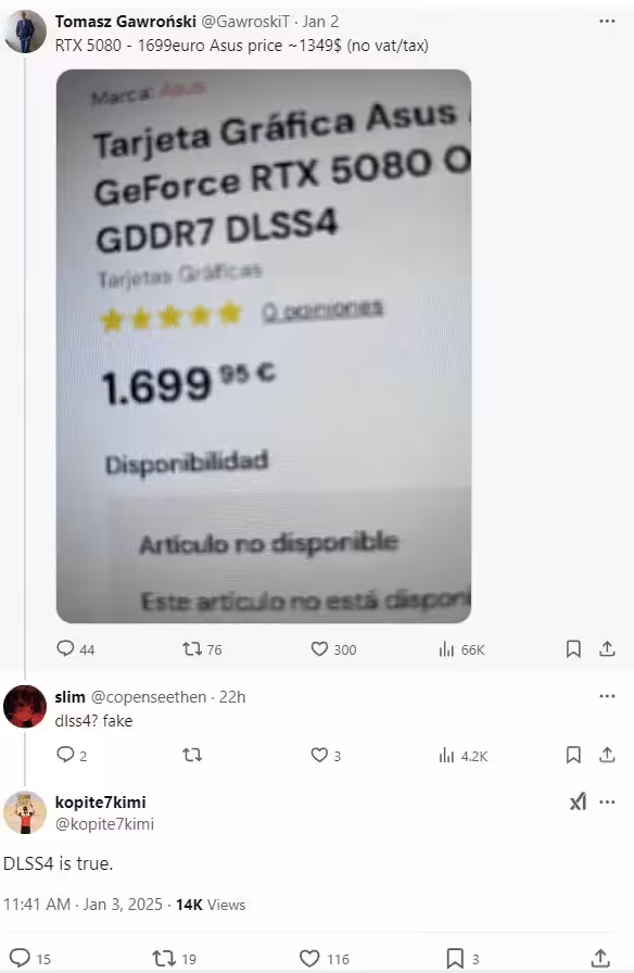 DLSS 4 Disebut akan Dikhususkan untuk NVIDIA RTX 5000 Series 3 Rtx 5080 Dlss 4 Kopite7kimi