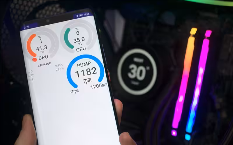 Aplikasi Monitoring Pc Pemantau Suhu