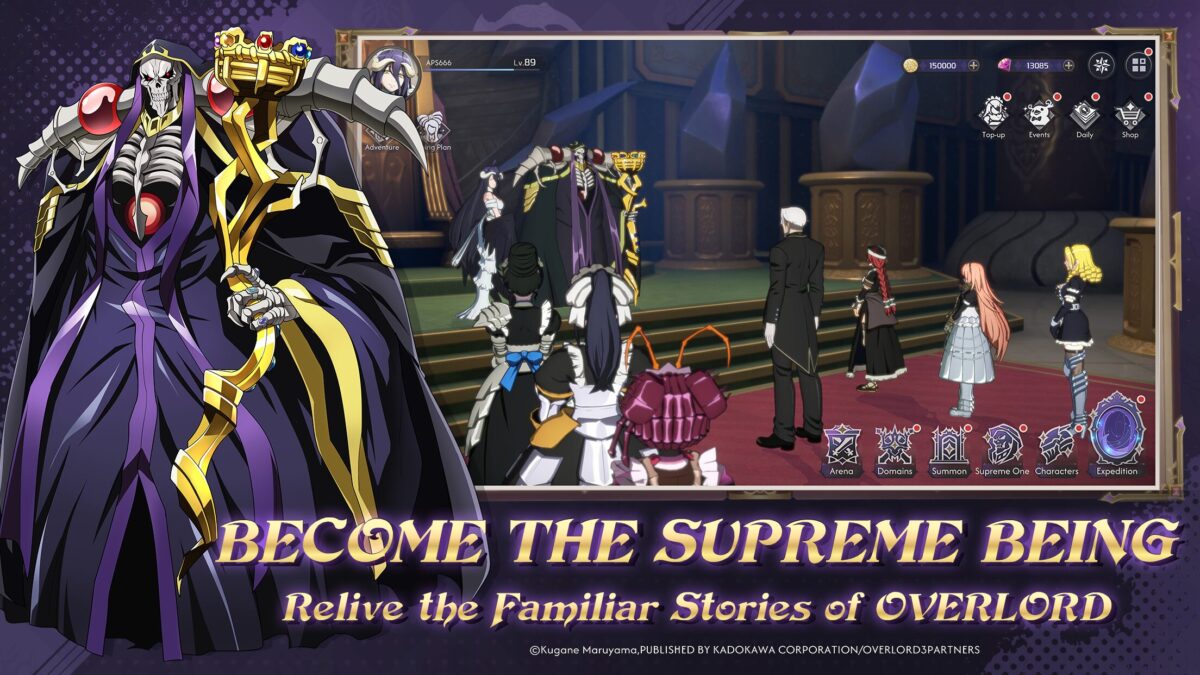 Game RPG ANIME Overlord “Lord of Nazarick” Rilis Resmi di Asia Tenggara