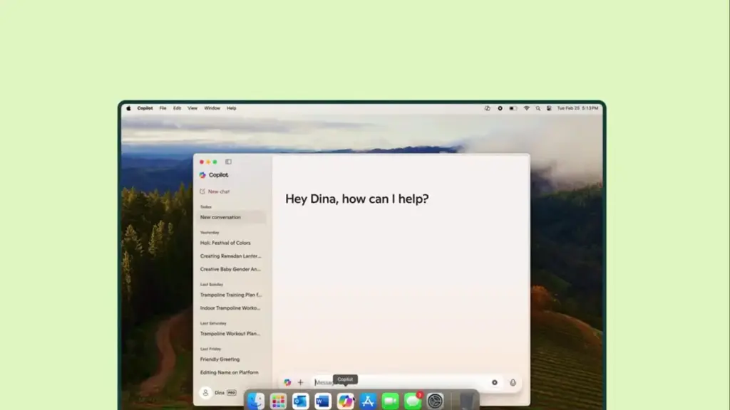 Microsoft Copilot Untuk Mac