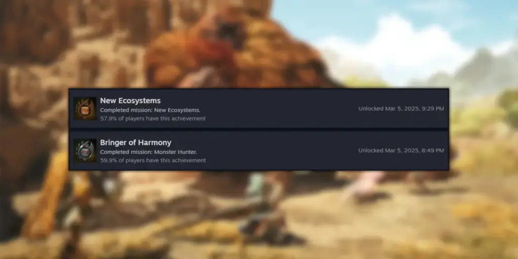 Lebih dari 50% Pemain Monster Hunter Wilds Sudah Capai High Rank 2 Monster Hunter Wilds Achievements Steam
