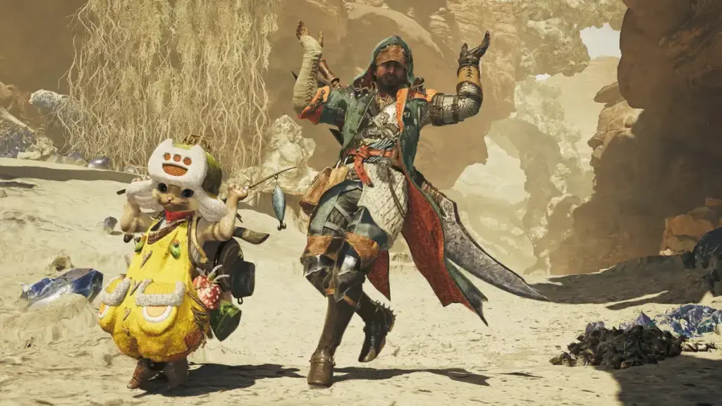Ada Emote Monster Hunter Wilds yang Bisa Hindari Serangan Monster 3 Emote Monster Hunter Wilds