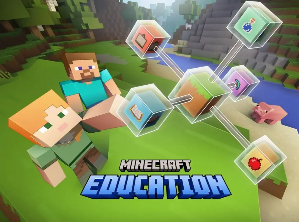 Game dan Sejarah, Kombinasi Unik yang Bikin Belajar Makin Asyik! 6 Belajar Dengan Minecraft Education