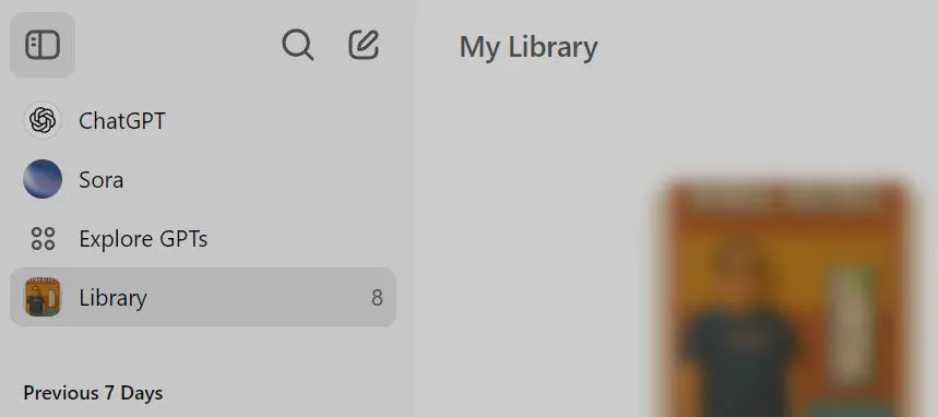 ChatGPT Library Meluncur, Siap Jadi Tempat untuk Simpan Gambar AI? 3 Chatgpt Image Library Ui 2025