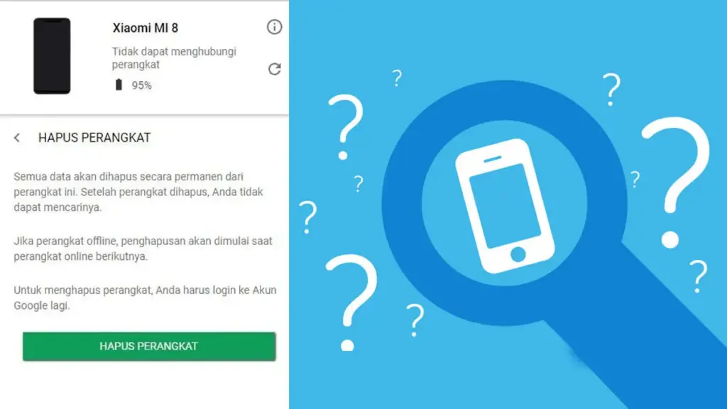 Android Device Manager, Cara Menemukan Smartphone Android Kamu Yang Hilang 6 Hapus Data Perangkat