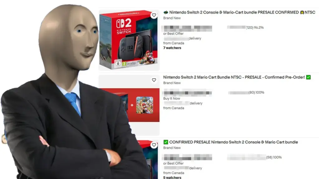 Scalper Nintendo Switch 2