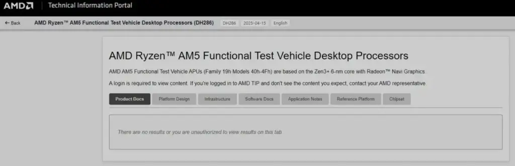 Tidak Hanya 9000G, AMD Ryzen 6000G Series Juga Tengah Dipersiapkan 3 Amd Ryzen 6000g Technical Information Portal