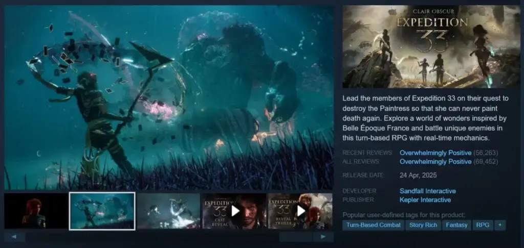 Expedition 33 Overwhelmingly Positive