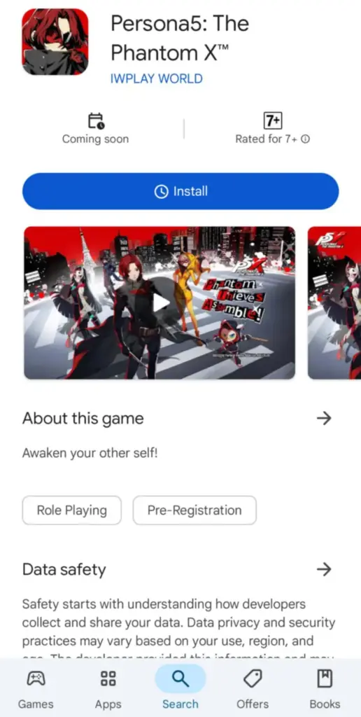 Persona 5 The Phantom X SEA