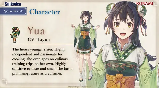 Daftar Karakter Suikoden Star Leap yang Sudah Diumumkan Konami Saat Ini 8 Suikoden Star Leap Yua