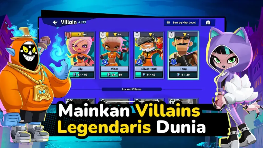 Megaxus Resmi Luncurkan Game Terbaru: Villains : Battle Royale, Perpaduan Seru Battle Royale dan MOBA di Mobile 2 Villains : Battle Royale