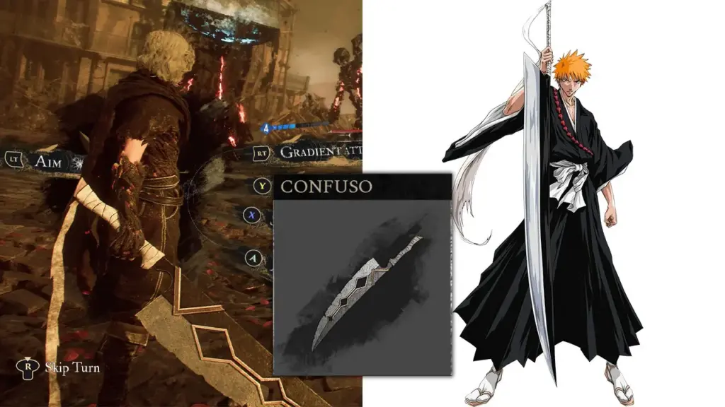 Expedition 33 Sematkan Referensi dari Anime Populer Bleach 2 Verso Ichigo Confuso