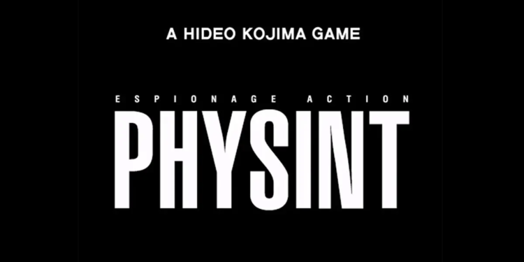 Game Physint Hideo Kojima
