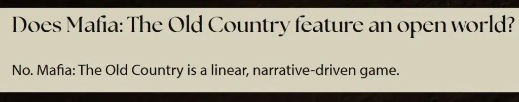 Mafia The Old Country Fokus ke Cerita, Tapi Tanpa Open World 3 mafia the old country bukan open world