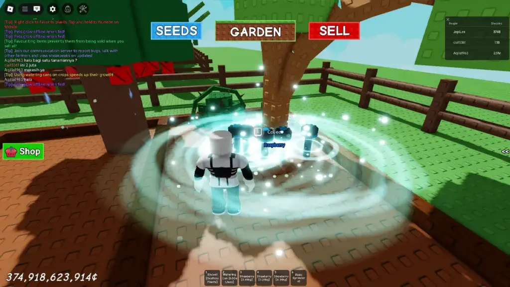 7 Tips Grow A Garden Roblox Untuk Pemula, Langsung Cepat Kaya! 7 Gunakan Sprinkler Agar Tanaman Cepat Tumbuh
