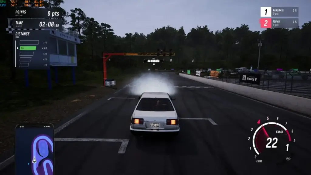 Kejar Lawan Sembari Drift
