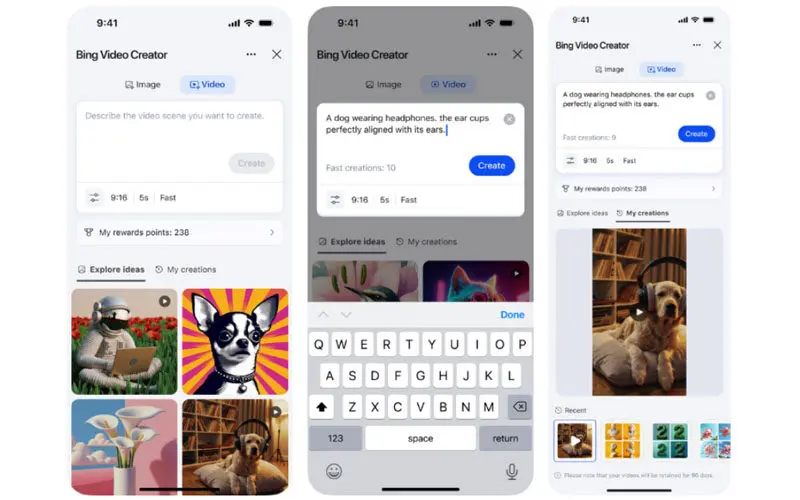 Tidak Hanya Gambar, Microsoft Bing Luncurkan Fitur Pembuatan Video AI 4 Microsoft Bing Video Creator Di Android