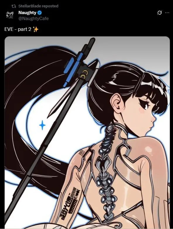 Akun Medsos Resmi Stellar Blade Ketahuan Repost Fan Art 'Nakal' Eve 3 Fan Art Eve Stellar Blade