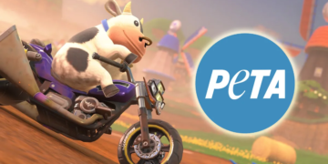 Peta Protes Cow Mario Kart World