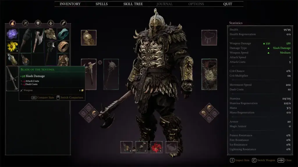 THQ Nordic Showcase — Trailer Game Fatekeeper Diumumkan 3 Tampilan Ui Inventory