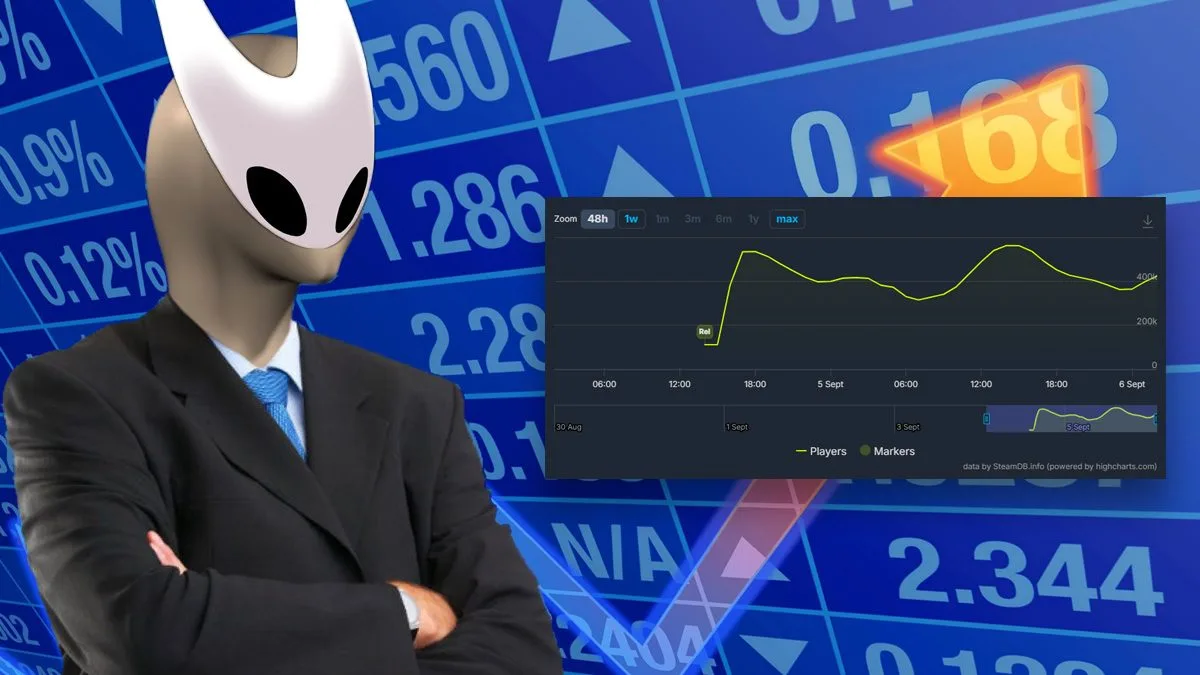 Jumlah Player Hollow Knight Silksong saat Rilis Mencapai 500 Ribu Lebih Pemain di Steam