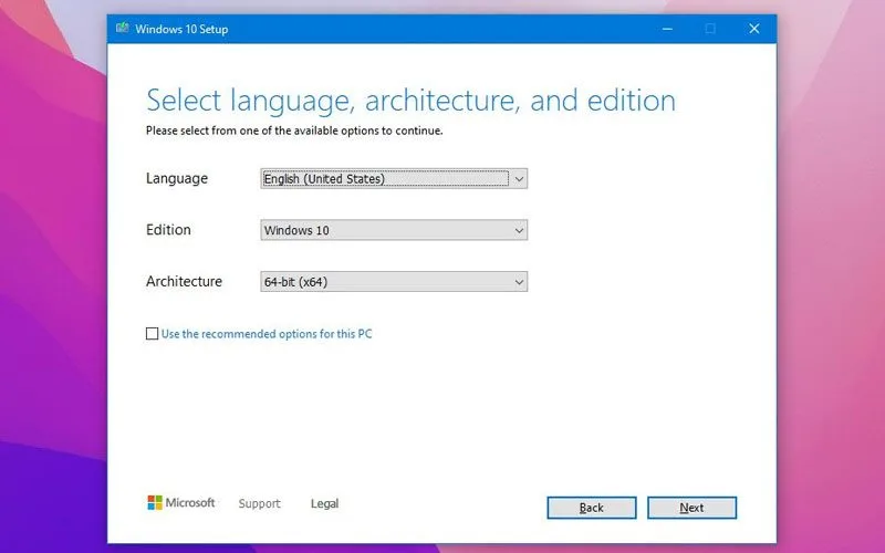 Windows 10 64 Bit 2025